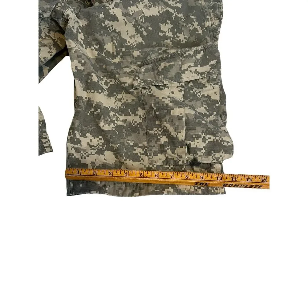 AUTHENTIC ACU Army Cargo Fatigue Camouflage Camo DIGITAL long SHORTS GI Pants 32